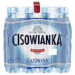 Woda Cisowianka gazowana 0,5 litra