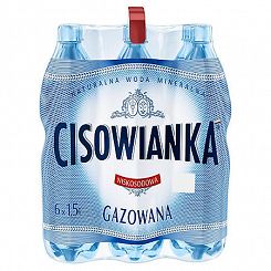 Woda Cisowianka gazowana 1,5 litra 