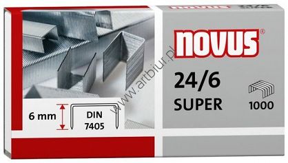 Zszywki 24/6 DIN SUPER Novus 1000 sztuk
