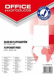 Blok Flipchart 20 kartek Office Products w kratkę biały 65x100cm