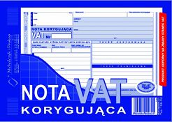 Druk 108-3U NK Nota korygująca VAT netto (pełna) A5 Michalczyk i Prokop