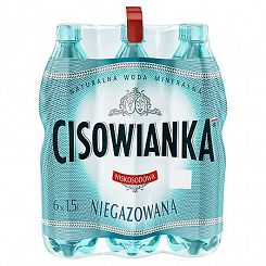 Woda Cisowianka niegazowana 1,5 litra