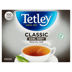 Herbata TETLEY EARL GREY czarna 100 szt