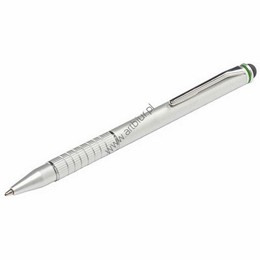 Długopis Leitz Stylus 2w1, rysik do urządzeń z dotykowym ekranem, srebrny