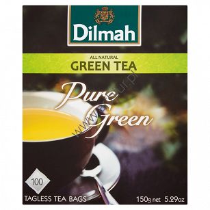 Herbata Dilmah PURE GREEN TEA zielona 1,5g x 100 torebek