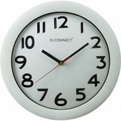 Zegar ścienny Q-Connect "Budapest", 30cm, biały