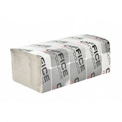Ręcznik papierowy składany szary ZZ, 200 listków