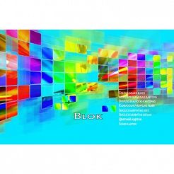 Blok techniczny A5 15 kartek, kolorowy Premium Kreska