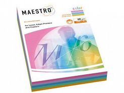 Papier kolorowy A4 80g Maestro Color, kolory trendy, mix 5x50 arkuszy