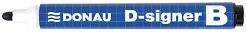 Marker suchościeralny Donau D-signer B z okrągłą końcówką, gr.linii 4mm