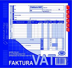 Druk 102-2 Faktura VAT netto (pełna) 2/3 A4 Michalczyk i Prokop