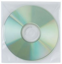 Koperta PP na płytę CD Q-Connect, 50szt.
