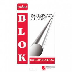 Blok Flipchart 40 kartek gładki NOBO, 65x100cm