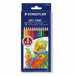 Kredki ołówkowe 12 kolorów Staedtler Noris Club