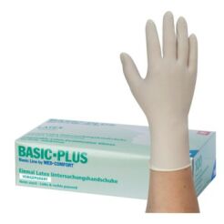 Rękawice lateksowe rozmiar 6/7 100 sztuk 8%VAT latex