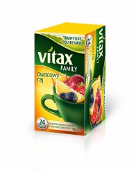 Herbata Vitax Family 24x2g ekspresowa różne smaki