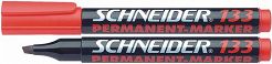 Marker permanentny  Schneider 133 ze ściętą końcówką, gr.linii 1-5mm