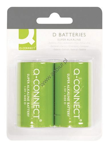 Baterie alkaliczne D Q-Connect 1,5V LR20, 2szt.