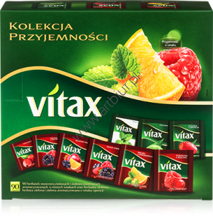 Herbata Vitax kolekcja przyjemności 9 smaków 90 kopert