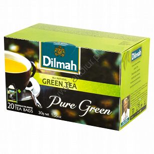 Herbata Dilmah PURE GREEN TEA zielona 1,5g x 20 kopert