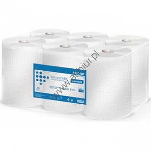 Ręcznik w roli Velvet Professional maxi 2 warstwowy 478 listków biały celuloza