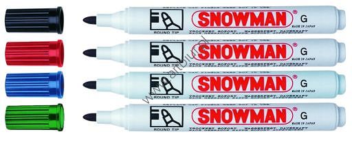 Marker permanentny Snowman Giant G12, okrągła końcówka, gr. linii 1-3mm