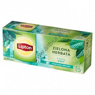 Herbata Lipton zielona GREEN 25szt