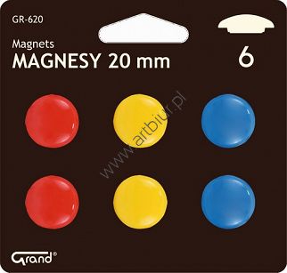 Magnes CM-20mm Grand GR-620 na blistrze 6szt