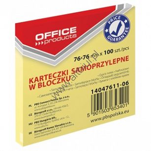 Milan – Blocchetto Foglietti Adesivi 50x76mm, Gialli, 100 Pezzi (85601) - 2