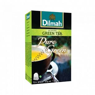 Herbata Dilmah zielona, 20x2g ekspresowa w torebkach