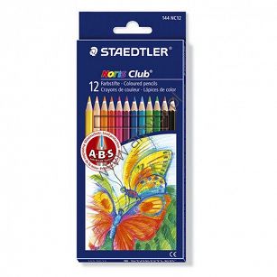 Kredki ołówkowe 12 kolorów Staedtler Noris Club