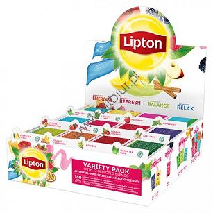 Herbata Lipton Variety Pack - 12 smaków x 15 kopert