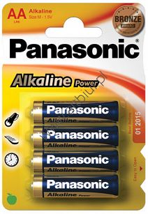 Baterie Panasonic R- 6 alkaliczne 4szt. w opakowaniu