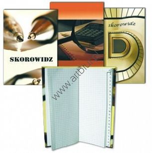 Skorowidz Grand A5 96 kartek, szyty, oprawa twarda