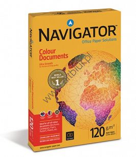 Papier ksero Navigator A4 120g Color Document, 250 ark.