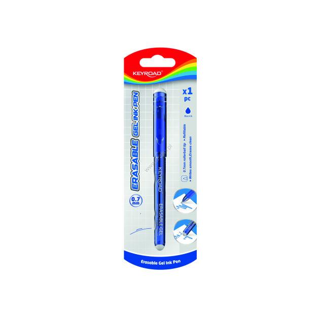 Długopis wymazywalny Keyroad niebieski 0,7mm