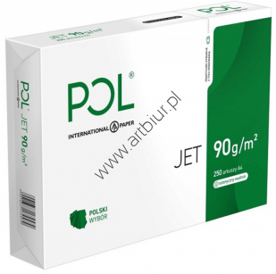 Papier ksero A4 POLJET 250ark 90g klasa białości A