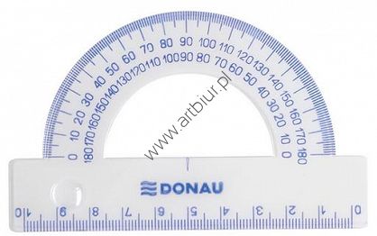 Kątomierz plastikowy Donau 10cm 180 stopni