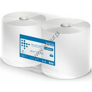 Czyściwo Velvet 250mb 1000 listków Professional białe 2sztuki