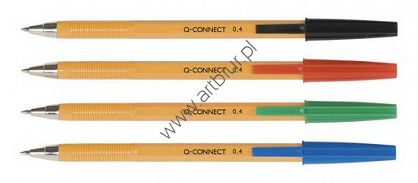 Długopis Q-Connect, klasyczny, gr.linii 0,4mm