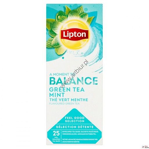 Herbata LIPTON Green Tea Mint 25szt