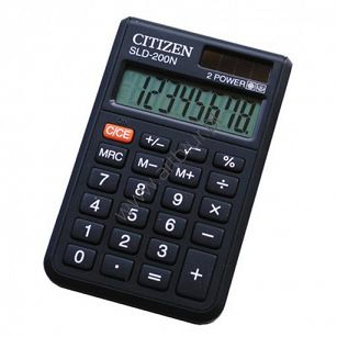 Kalkulator Citizen SLD-200N, kieszonkowy